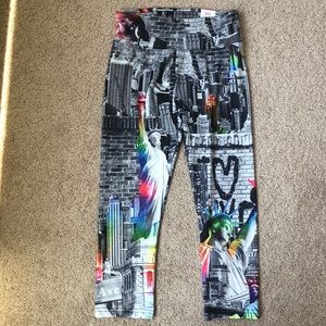 Justice crop leggings, size 14/16.